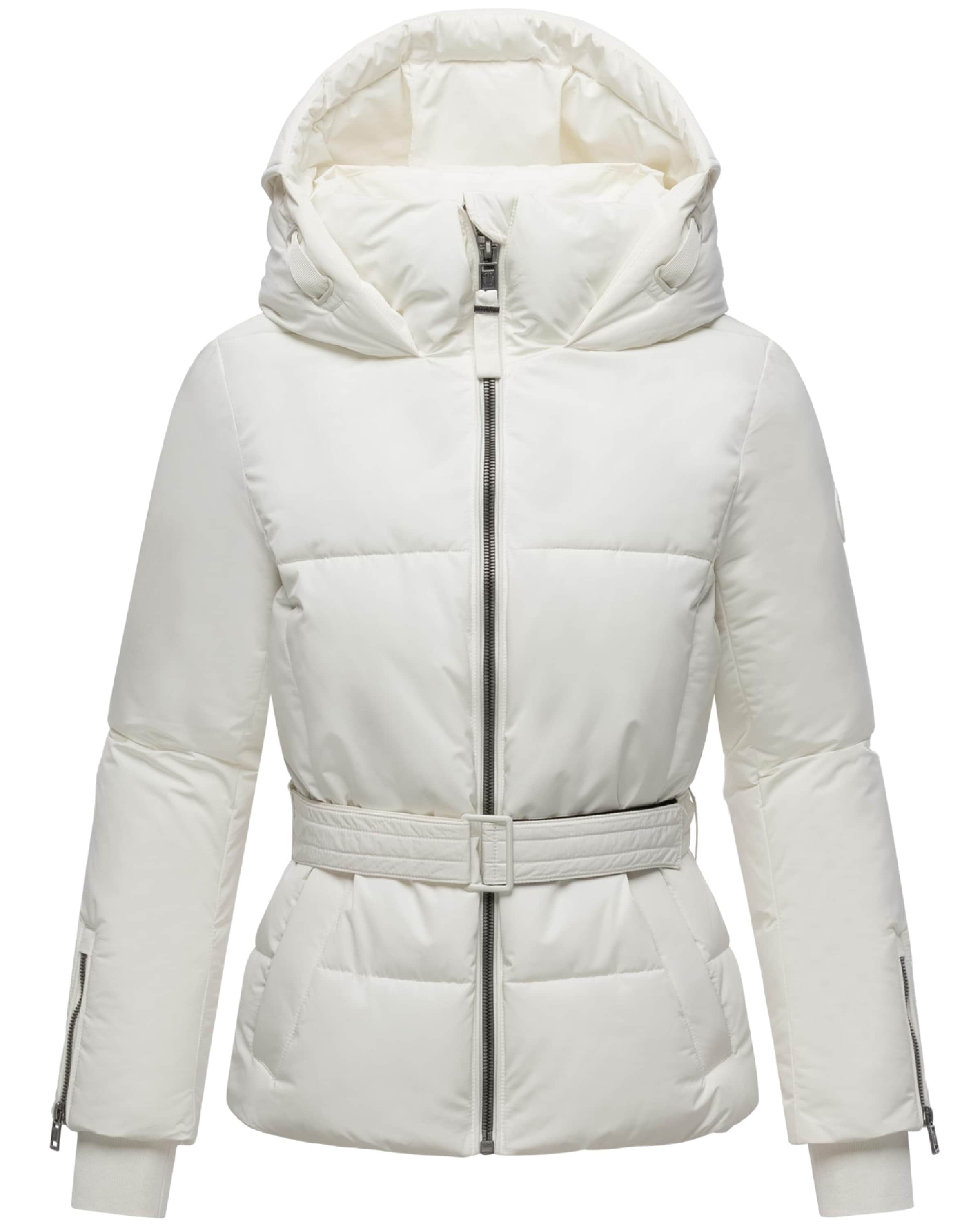 MARIKOO Зимно яке 'Aleyna 16' в бяло: отпред