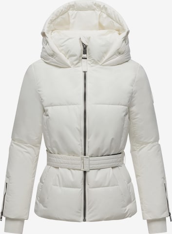 Geacă de iarnă 'Aleyna 16' de la MARIKOO pe alb: față