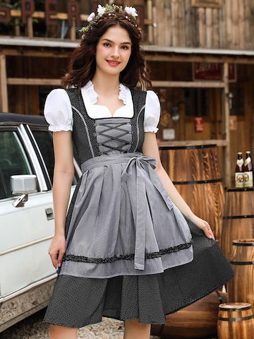 Yesfashion Dirndl w kolorze czarny