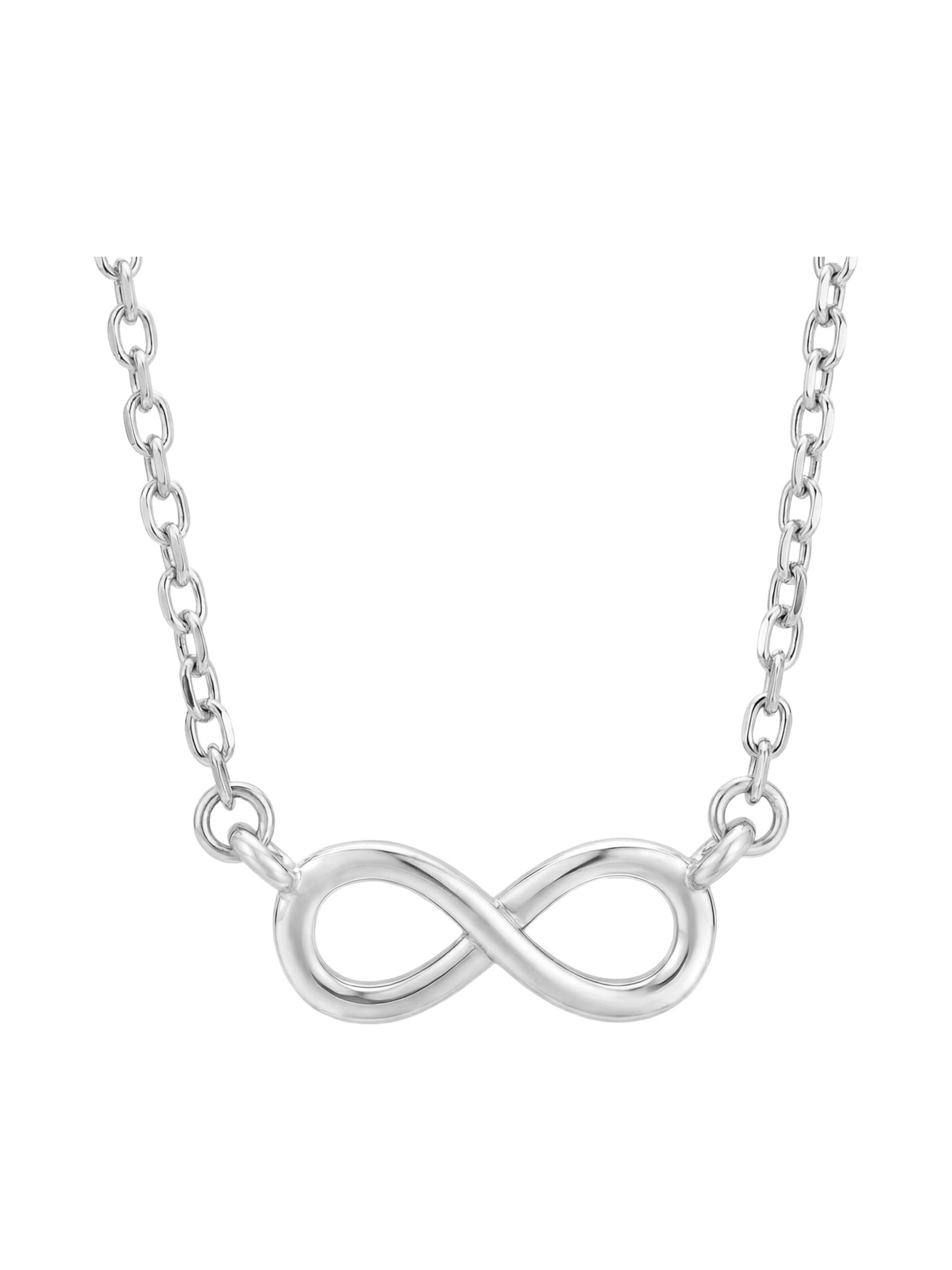Sofia Milani Necklace 'Infinity' in Silver: front