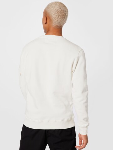 ALPHA INDUSTRIES Sweatshirt in White