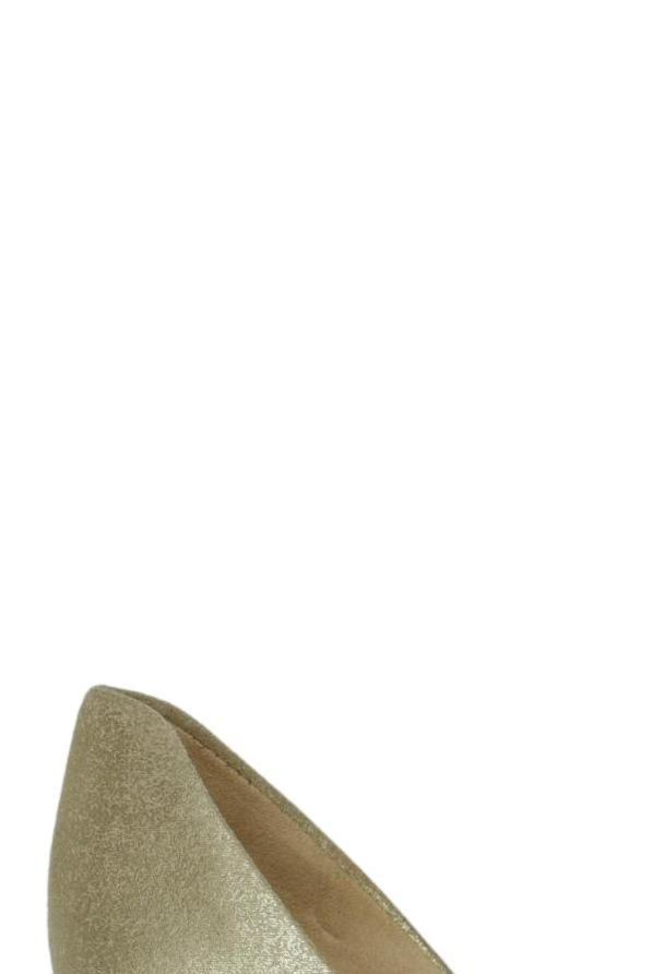 MANGO Flats & Loafers in 38 in Gold