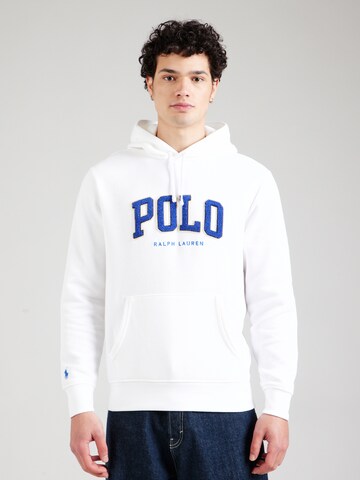 Polo Ralph Lauren Sweatshirt in White: front