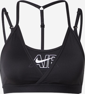 NIKE Sports bra in Black: front