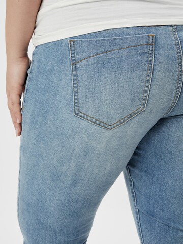 MAMALICIOUS Slimfit Jeans 'Julia' in Blauw