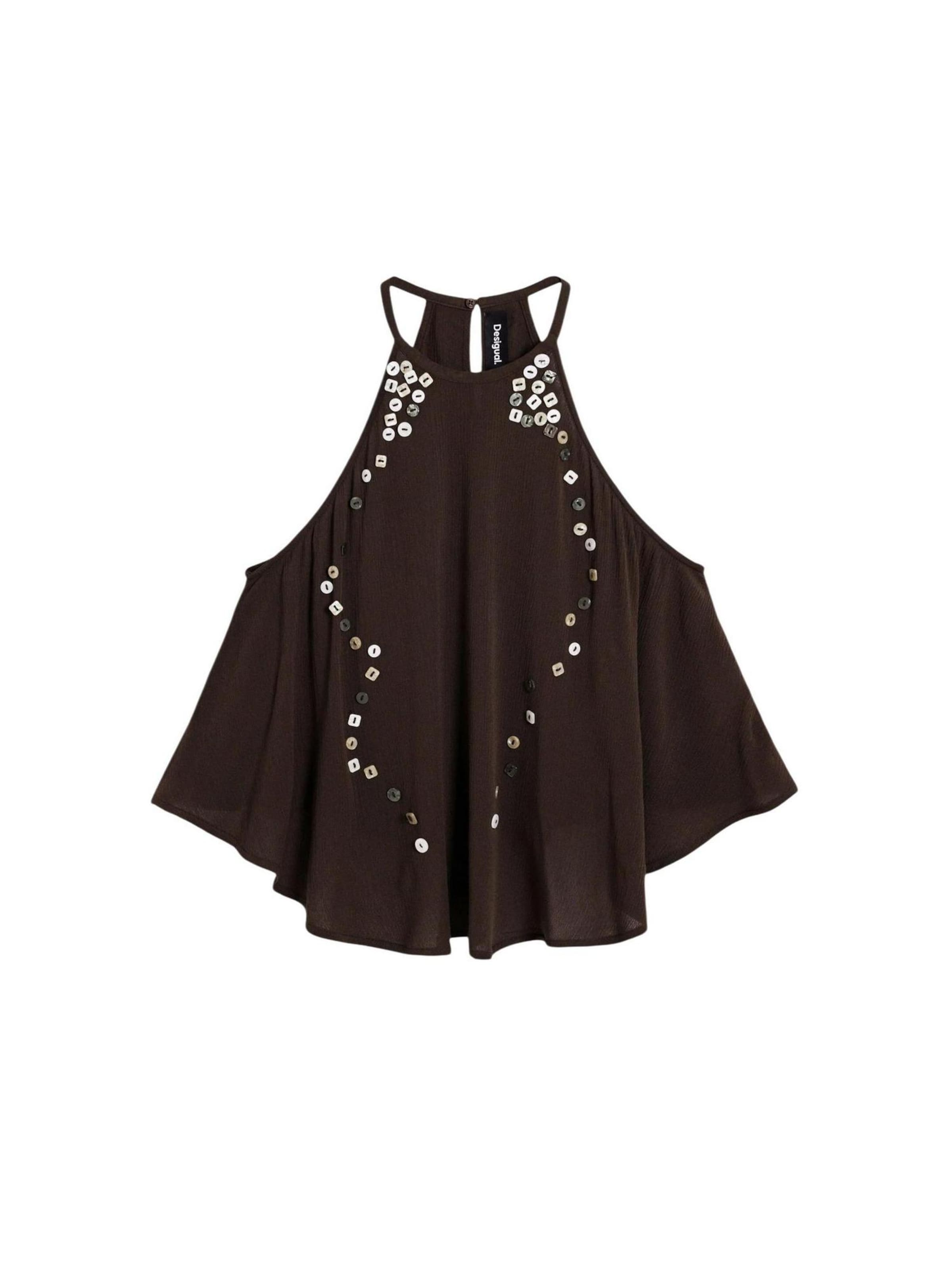 Desigual - Chaleco 'BLUS_BOTT 26SWBW11' en marrón