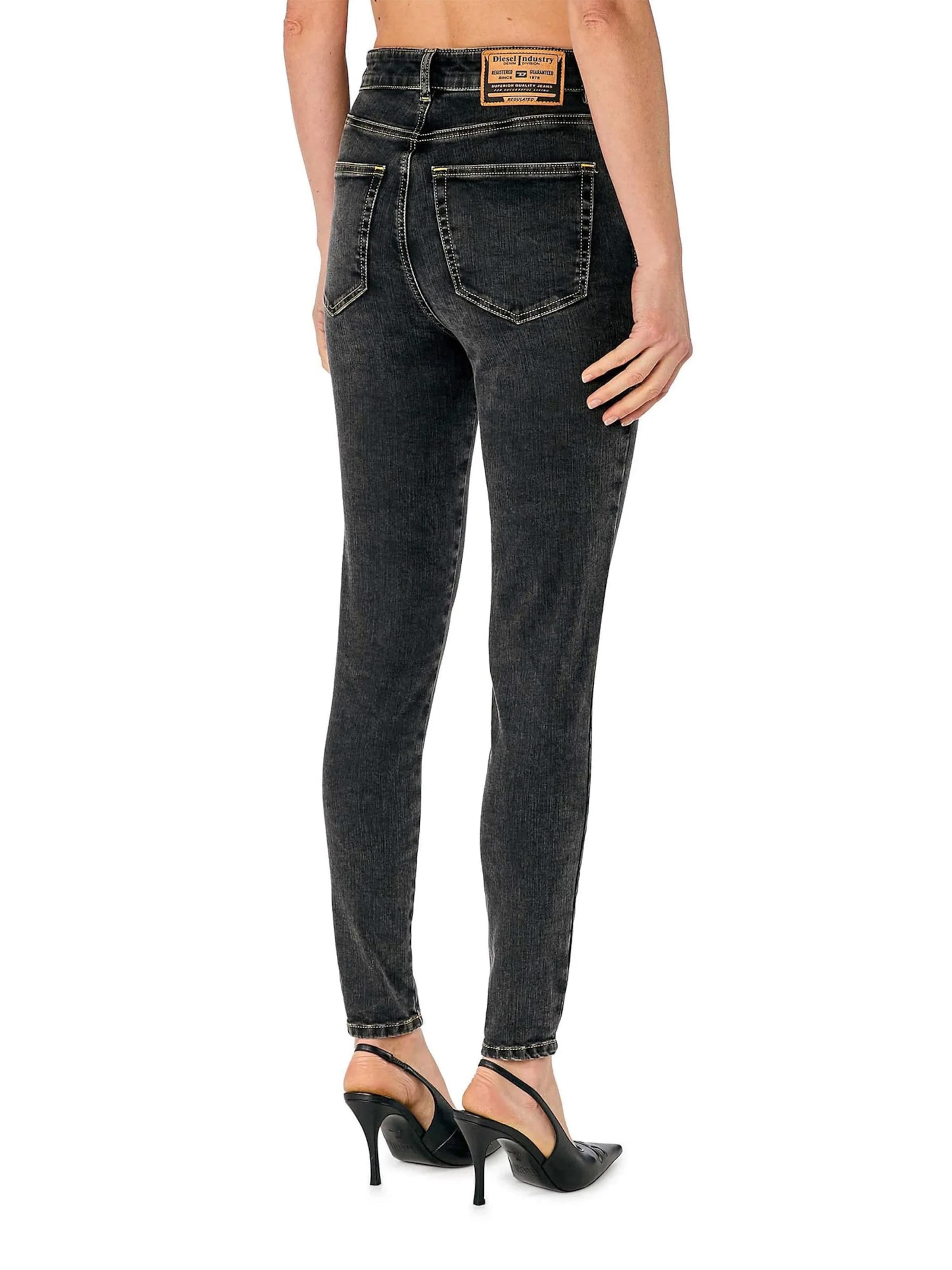 DIESEL Skinny Jeans '1984 SLANDY-HIGH'‌‌‌‌‌‌ in Grau