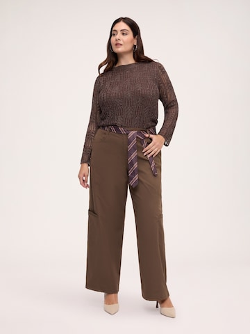 Fiorella Rubino Sweater in Brown