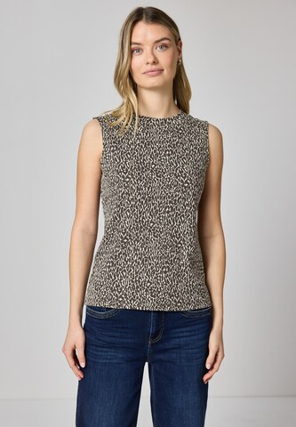 STREET ONE Top in Braun: Vorderseite