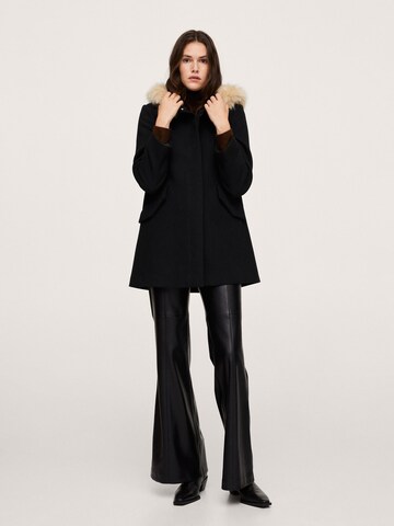 MANGO Between-Seasons Coat 'Work' in Black