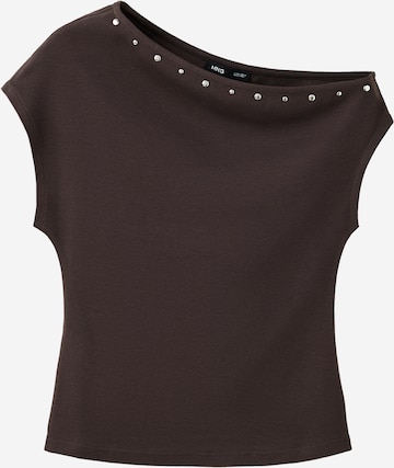 MANGO Shirt 'IRIA' in Brown: front