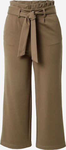 ONLY - Pierna ancha Pantalón plisado 'POPTRASH' en marrón: frente