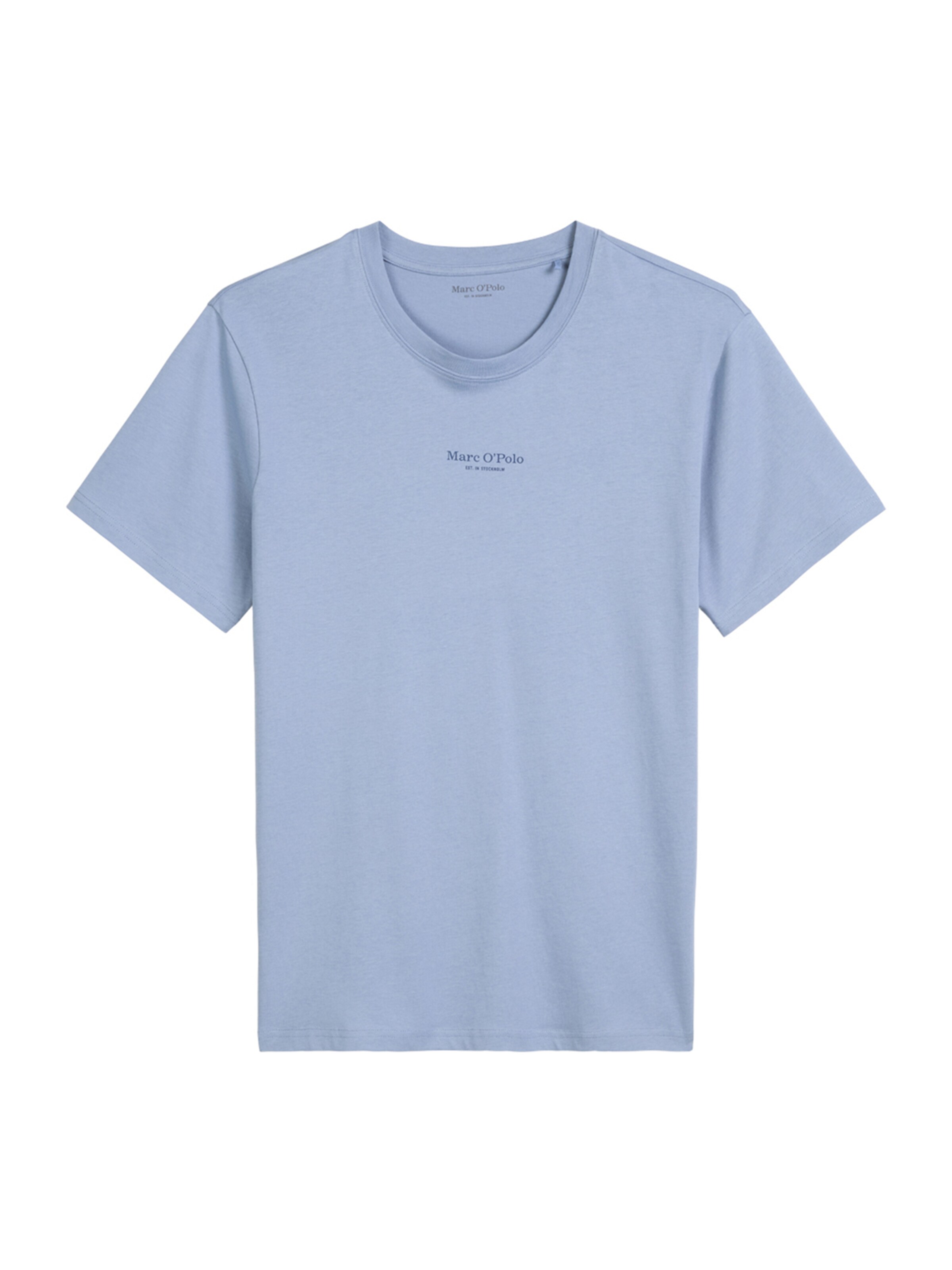 Marc O'Polo Shirt ' Mix N Match Cotton ' in Blauw: voorkant