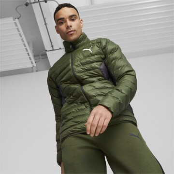 Veste outdoor PUMA en vert : devant