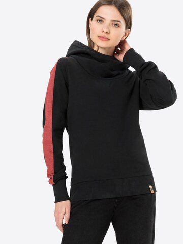 Fli Papigu Hoodie 'Cute but Psycho' in Schwarz: predná strana