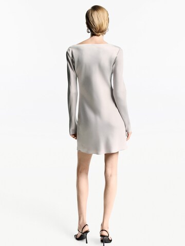 MANGO Dress 'Galy' in Silver