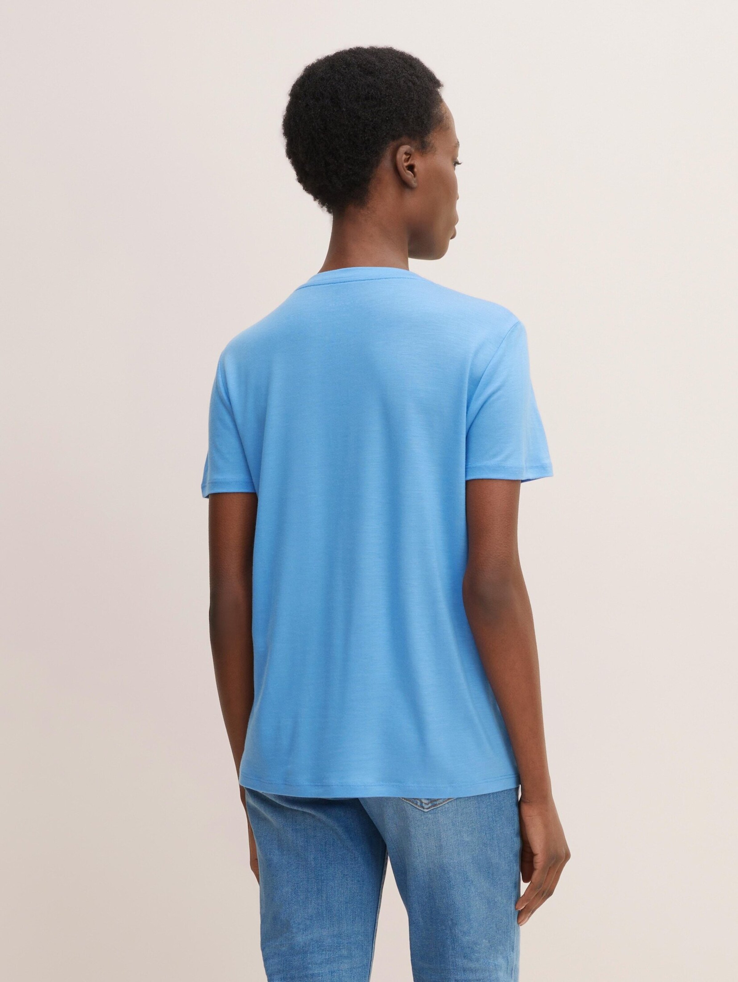 Frauen Shirts & Tops TOM TAILOR T-Shirt in Hellblau - IH25619 Frauen Shirts & Tops TOM TAILOR T-Shirt in Hellblau - IH25619