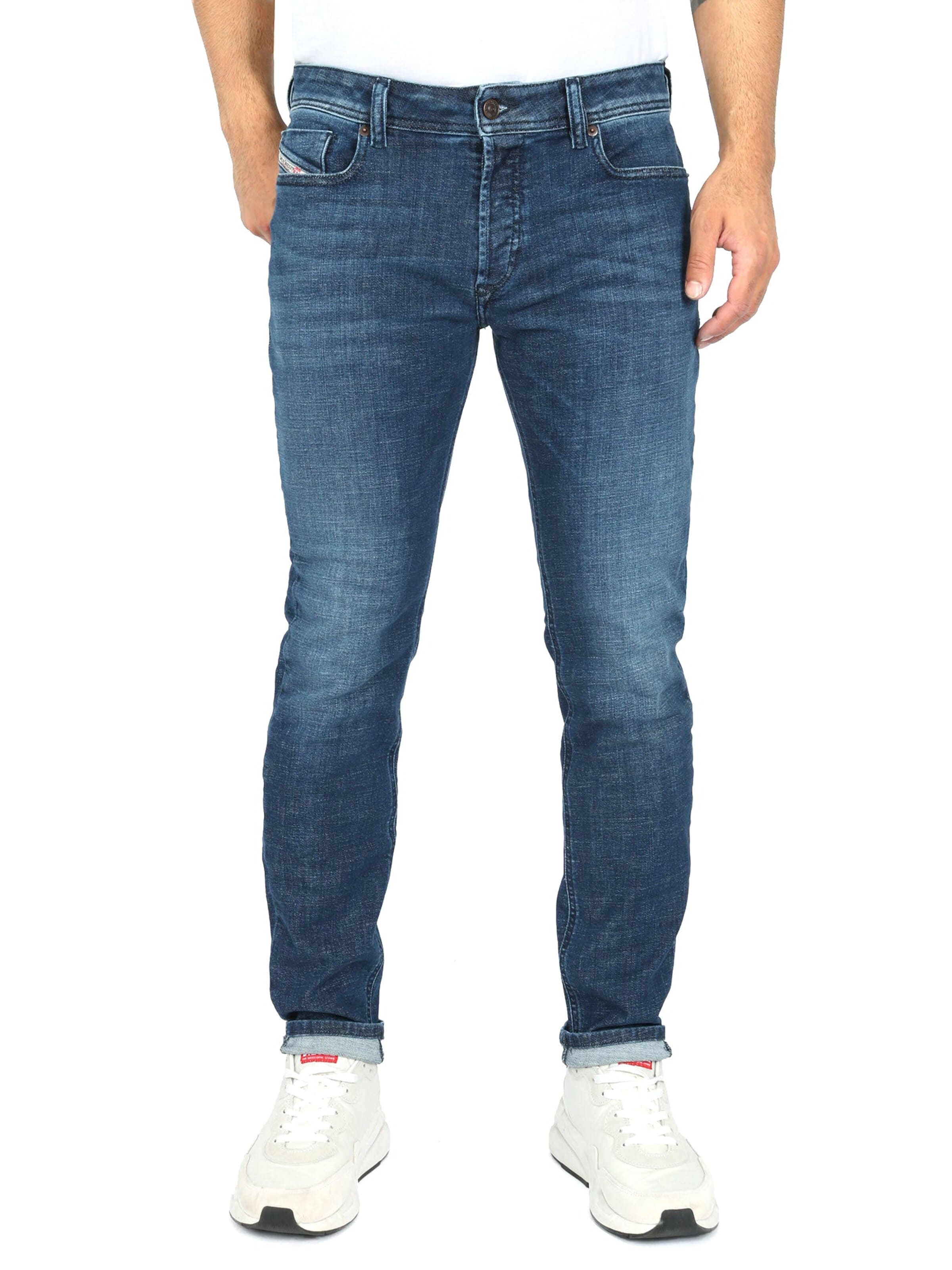 DIESEL Skinny Jeansy 'TROXER' w kolorze niebieski: przód