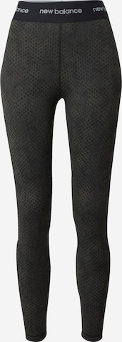 new balance Skinny Spodnie sportowe 'Sleek 25' w kolorze czarny: przód