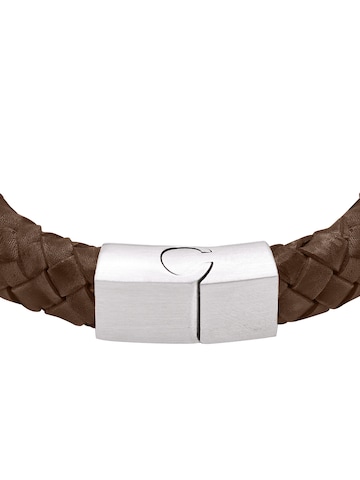 Heideman Lederarmband 'Enno' in Braun