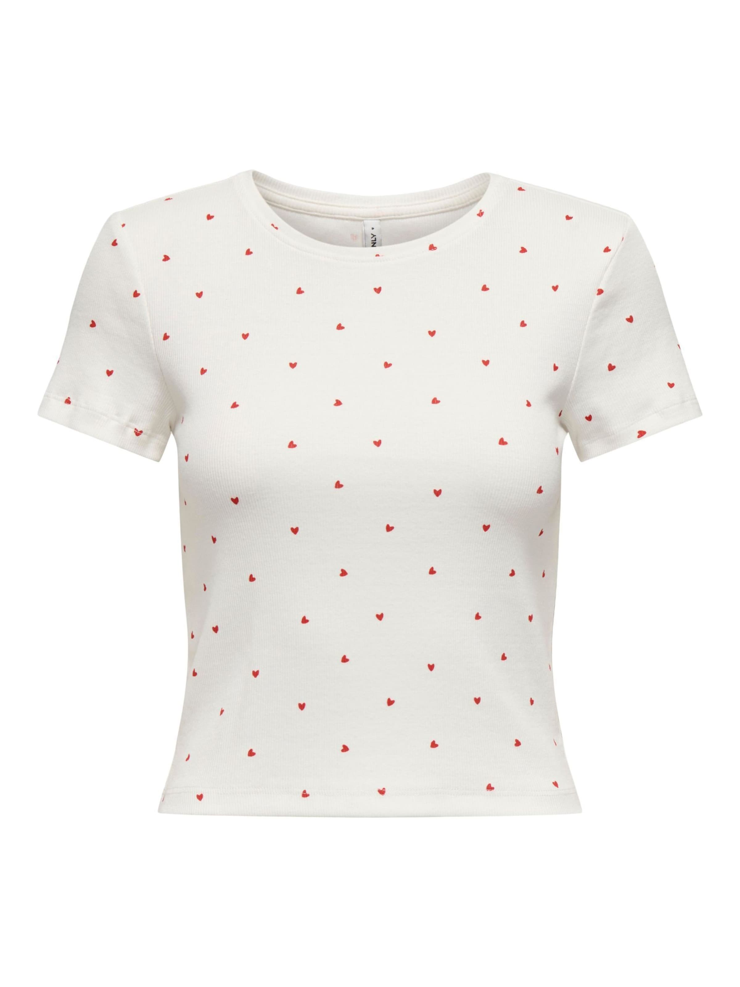 ONLY Póló 'ONLFENJA' - fehér: elől