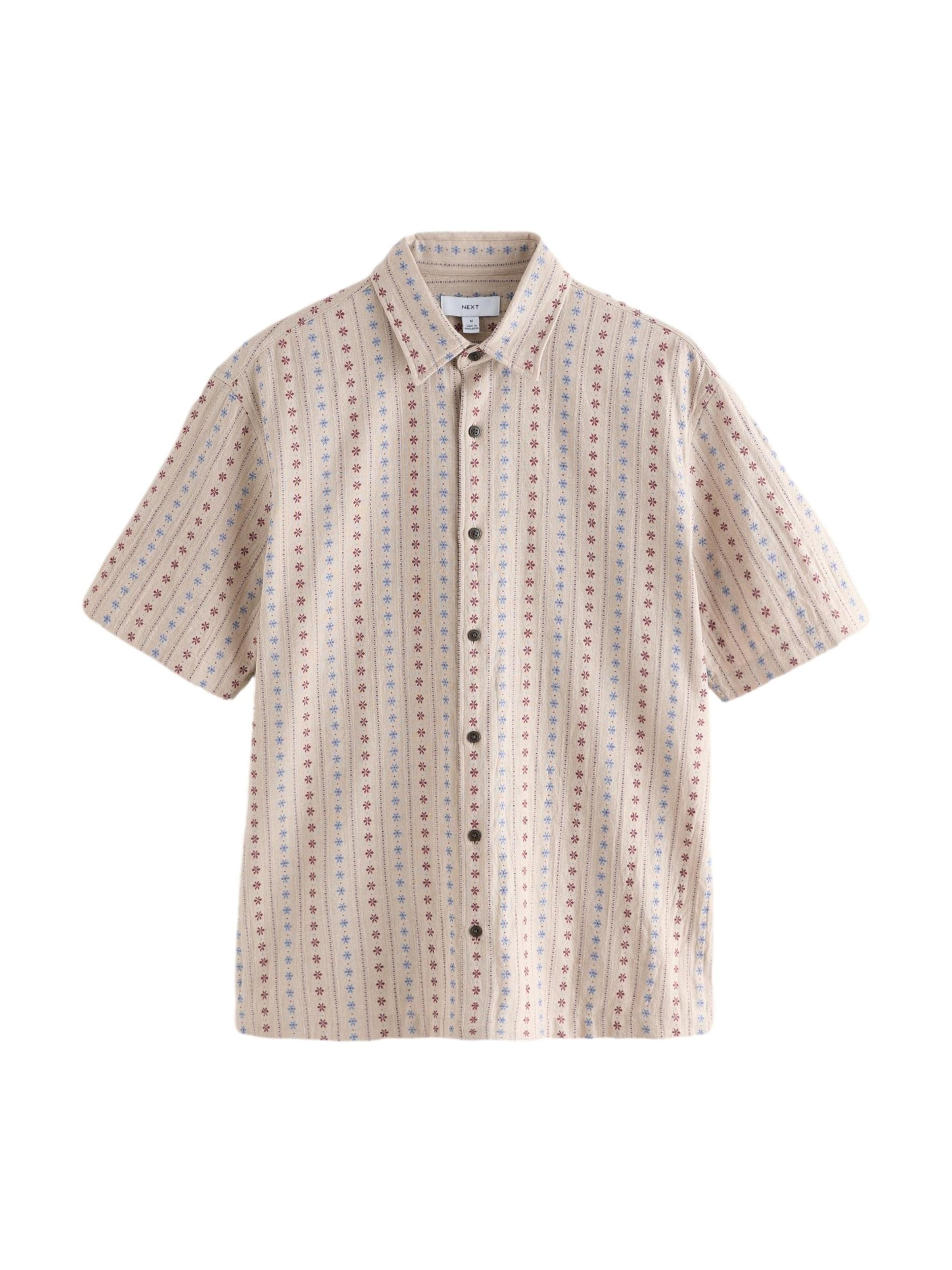 Next Regularny krój Koszula w kolorze brązowy: przód