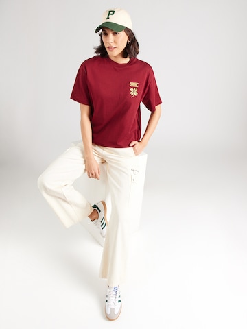 Carhartt WIP Тениска 'Clover' в червено