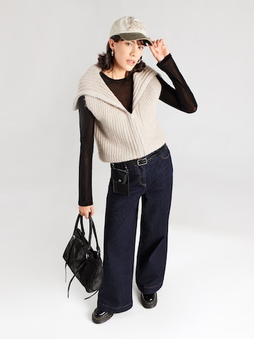 Cardigan 'Vega' WEEKDAY en beige