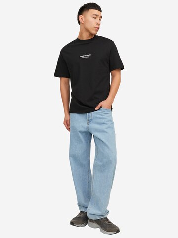 JACK & JONES Shirt 'Jorvesterbro' in Zwart