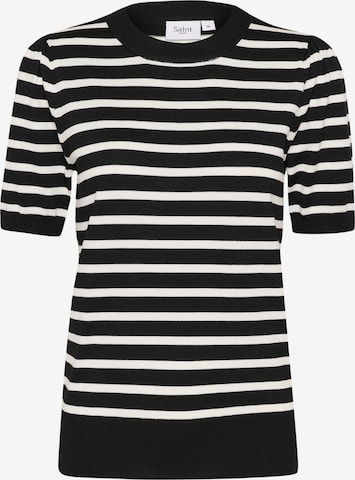 SAINT TROPEZ Sweater in Black: front