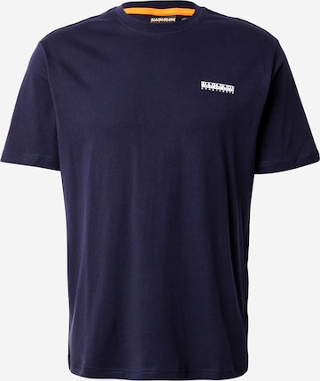 NAPAPIJRI Μπλουζάκι 'S-GUIDE' σε μπλε: μπροστά