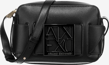 ARMANI EXCHANGE Crossbody Bag in Black: front