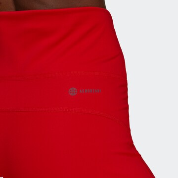 ADIDAS SPORTSWEAR Skinny Παντελόνι φόρμας 'Designed to Move' σε κόκκινο