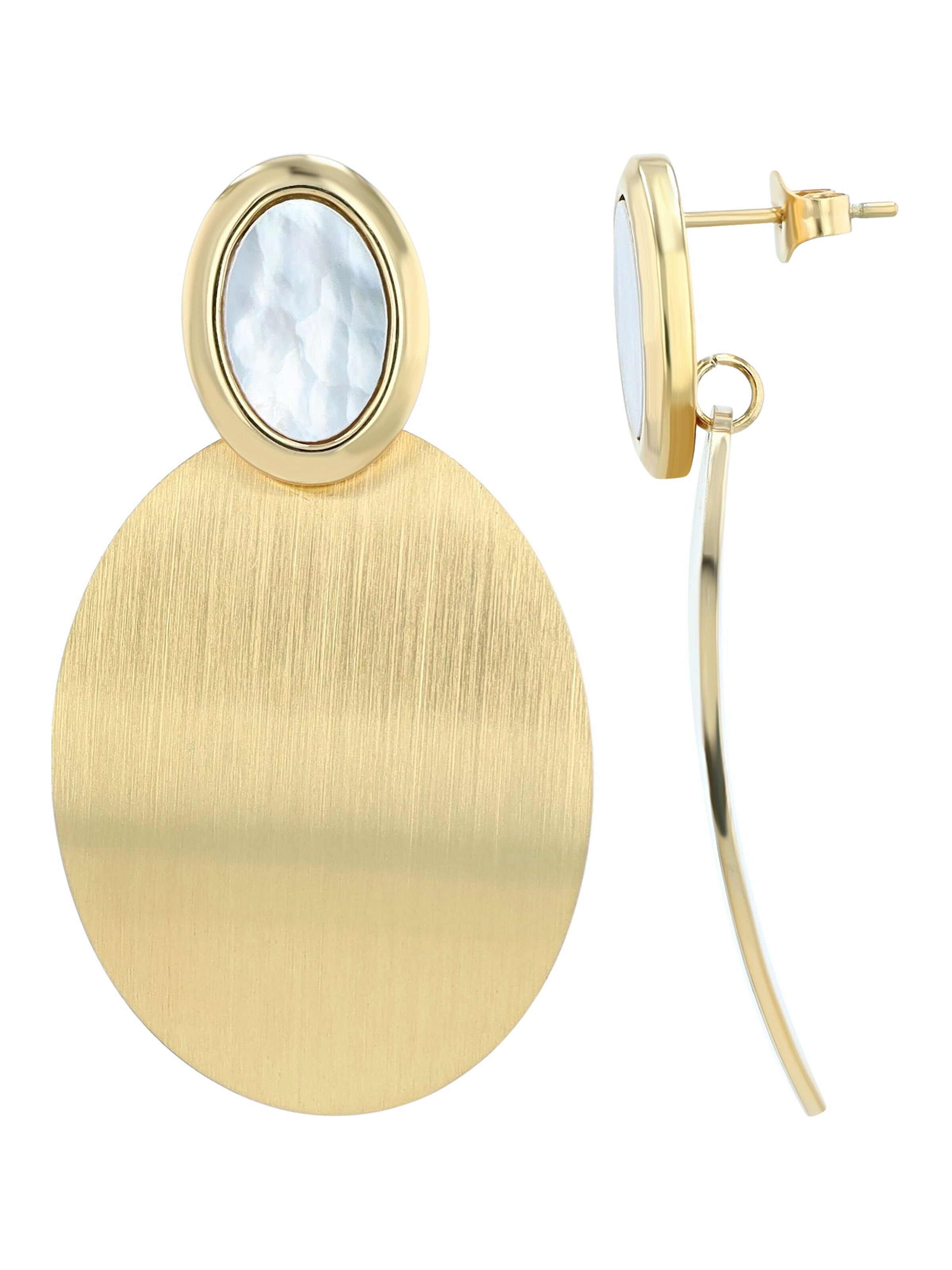 Akzent Earrings 'Valborga, langlebig' in Gold