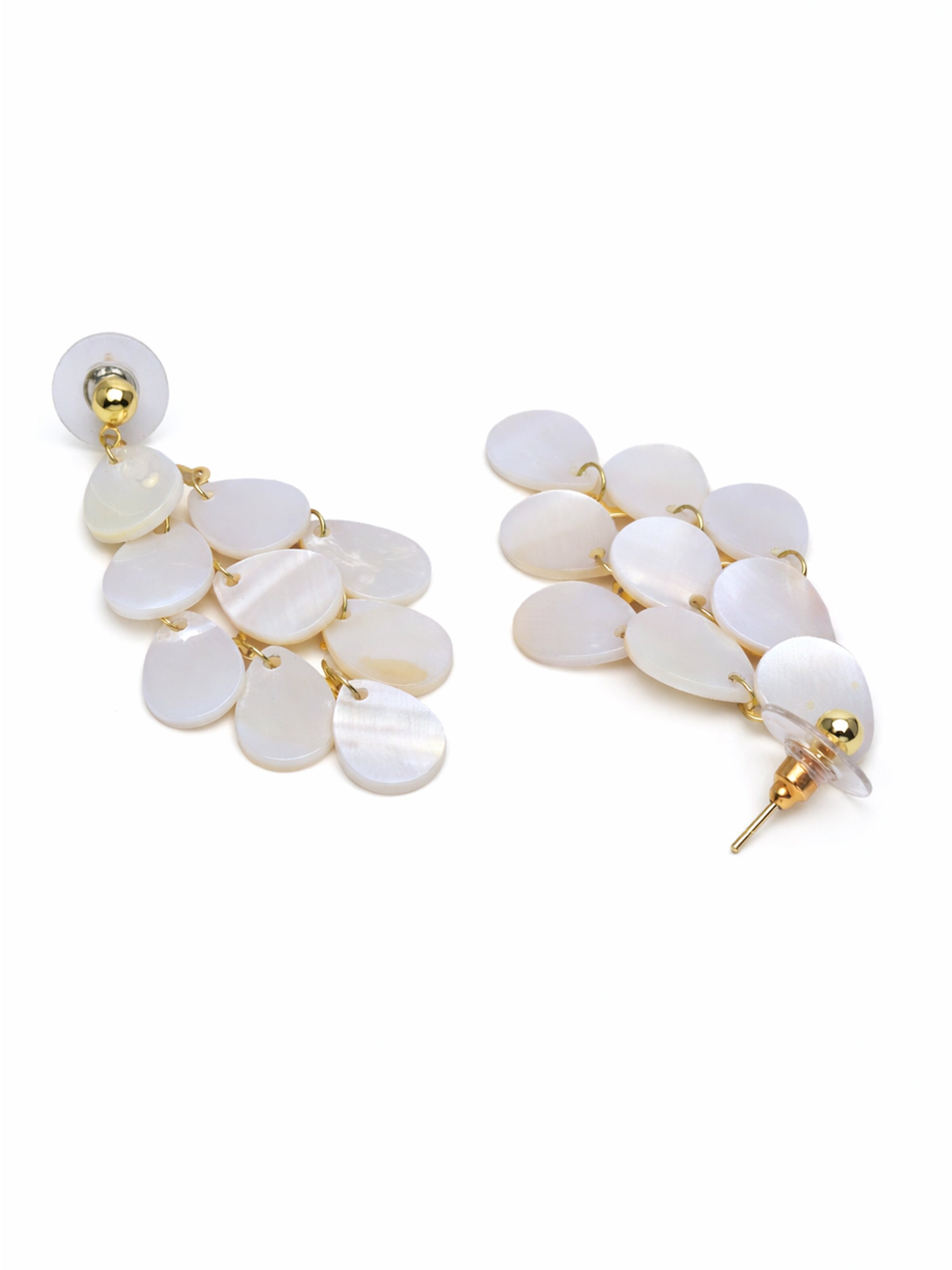 AVANT-GARDE PARIS Øreringe 'Solennea' i hvid