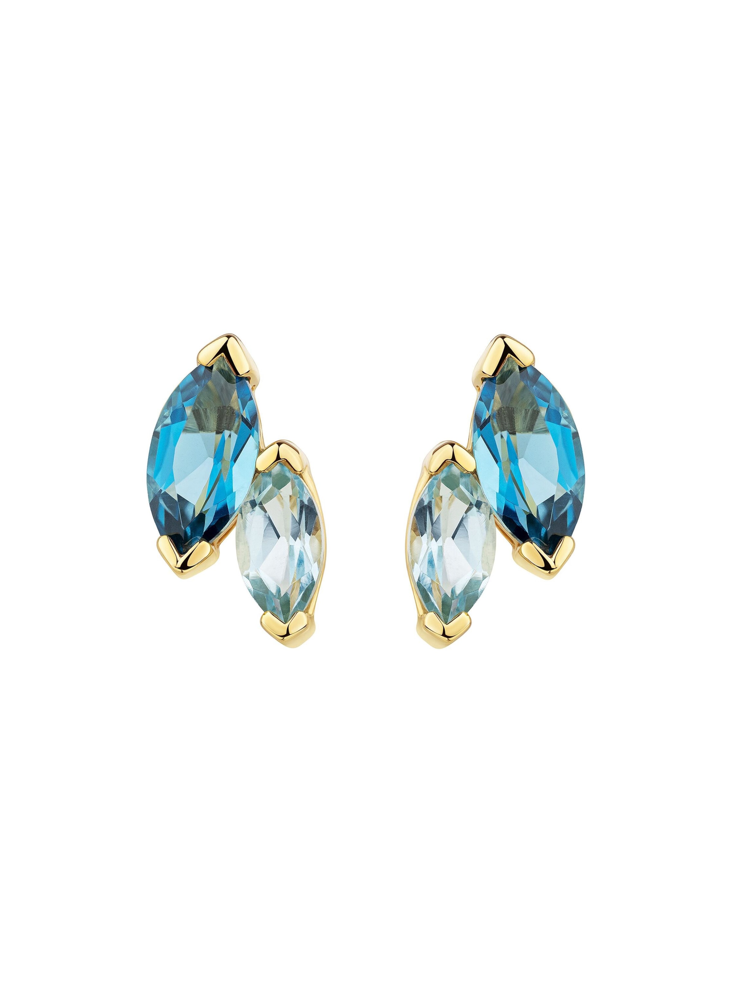 Fascination by Ellen K. Ohrringe in Gold: Vorderseite