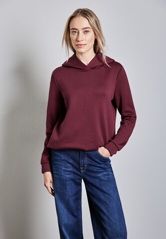 STREET ONE Sweatshirt in Rot: Vorderseite