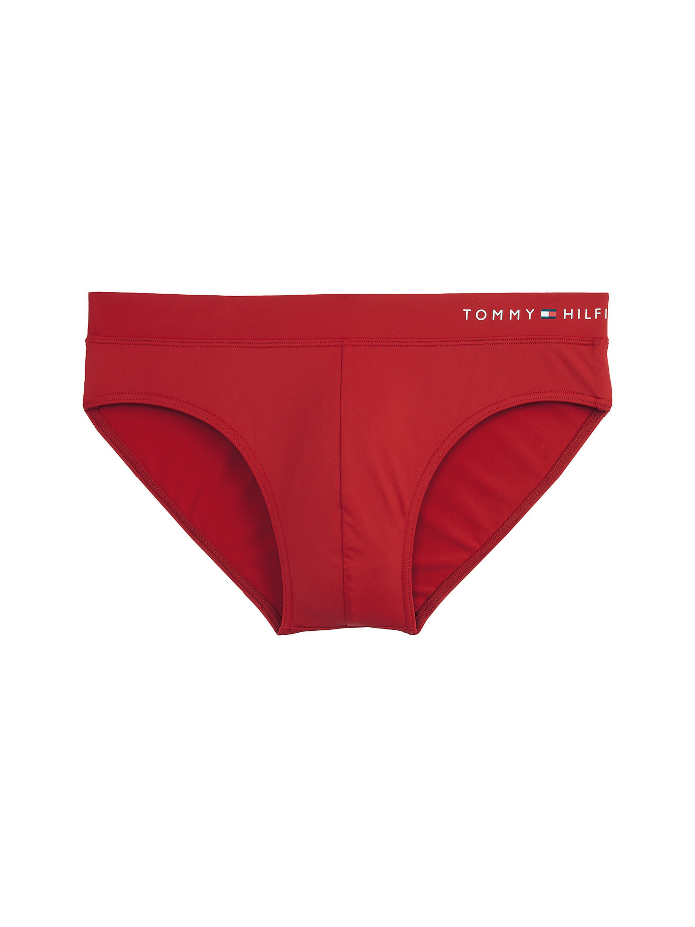 TOMMY HILFIGER Bathing trunks in Red: front
