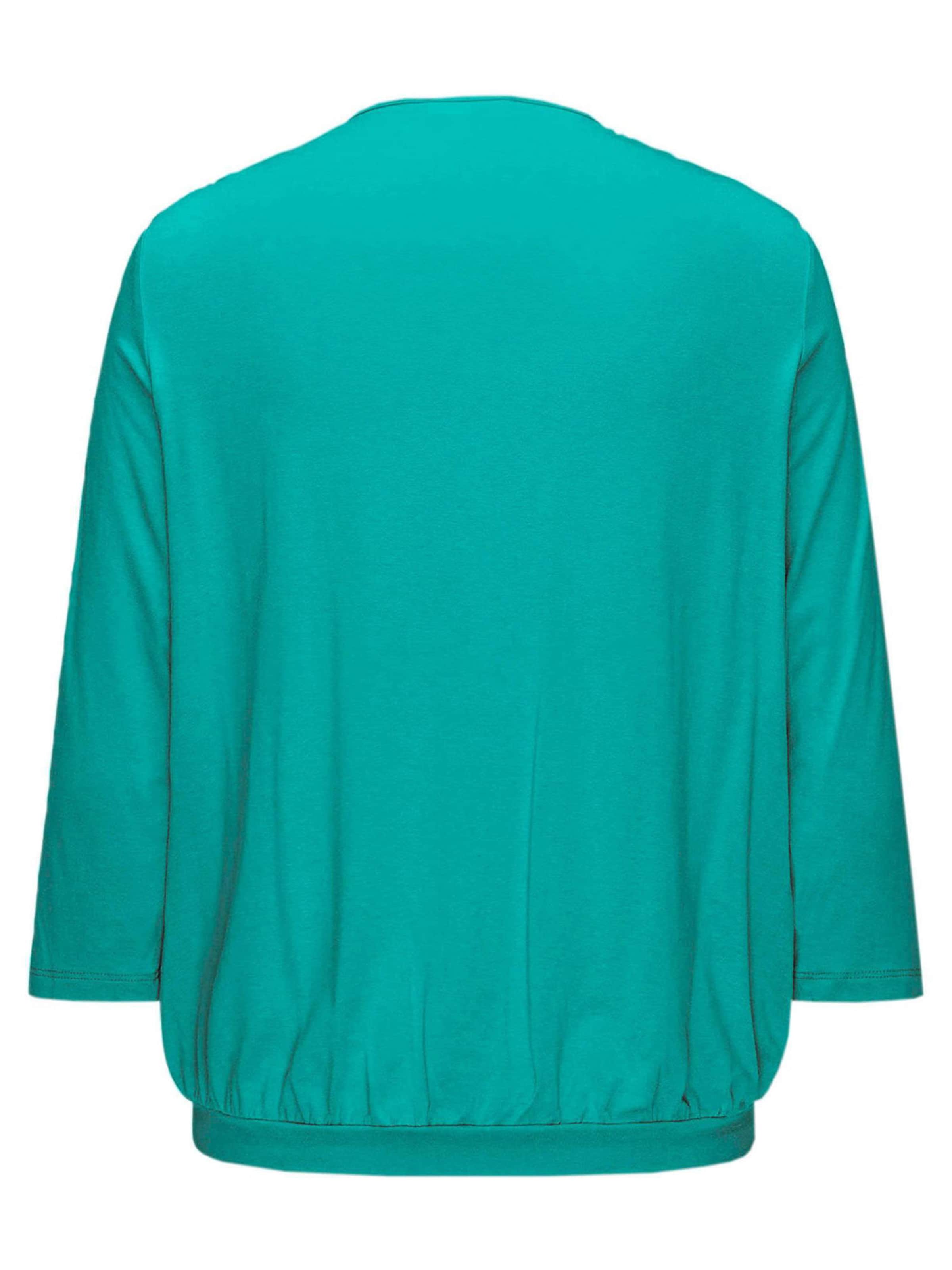 Goldner Bluse in Grün