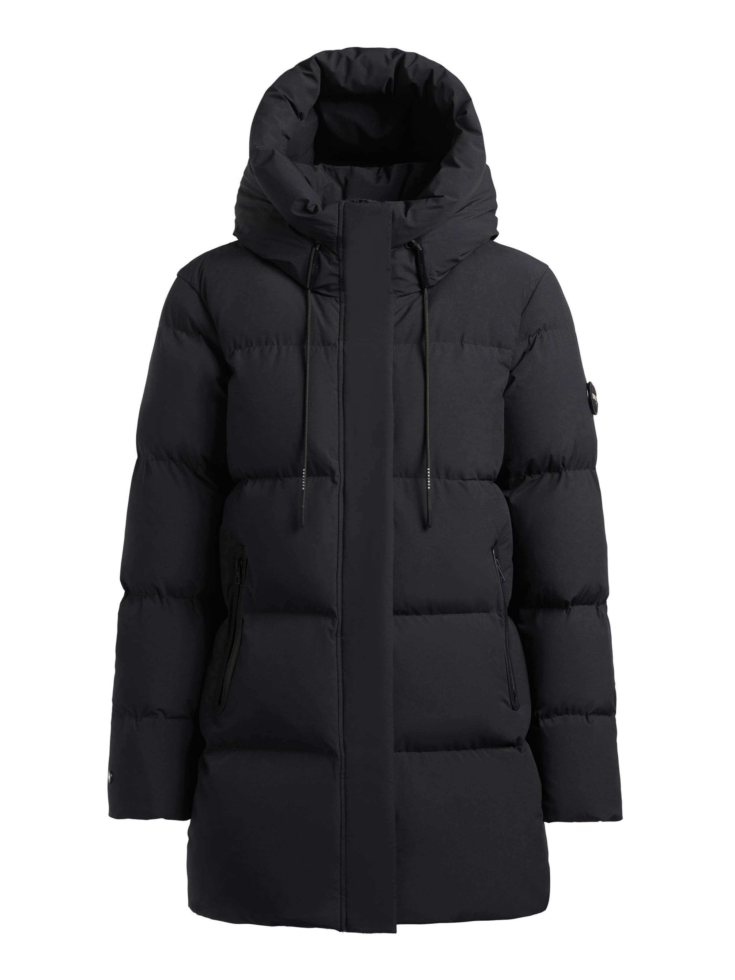 khujo Winter Jacket 'Drown2 Matt' in Grey: front
