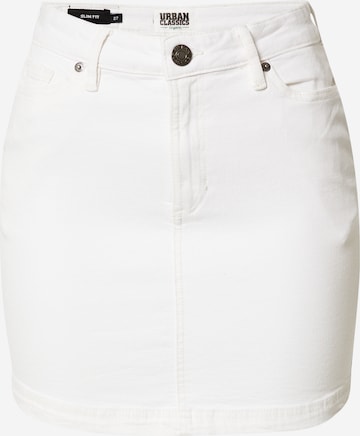 Urban Classics Skirt in White: front