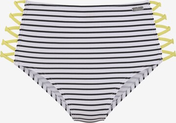 Slip costum de baie de la VENICE BEACH pe negru: față