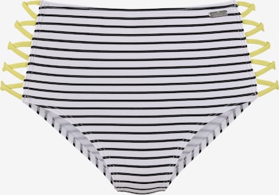 VENICE BEACH Bikini donji dio u žuta / crna / bijela, Pregled proizvoda