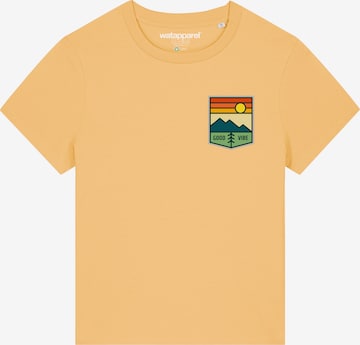 Watapparel Shirt 'Good Vibe' in Yellow: front