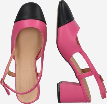 Wallis Дамски обувки на ток с отворена пета 'Estelle' в розово