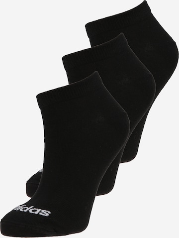 ADIDAS SPORTSWEAR Sportovní ponožky 'Thin Linear -cut 3 Pairs' – černá: přední strana