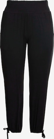 SHEEGO Tapered Broek in Zwart: voorkant