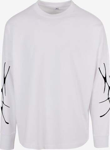 T-Shirt MT Upscale en blanc : devant