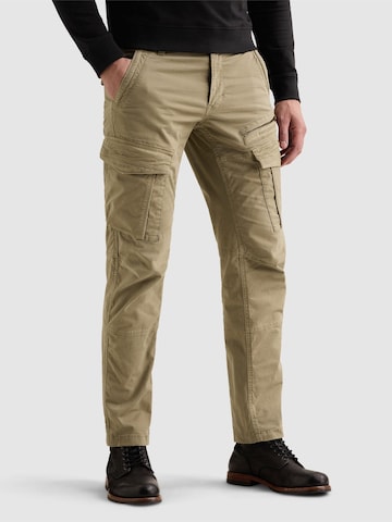 PME Legend Broek 'Nordrop tapered fit cargo pants' in Groen: voorkant