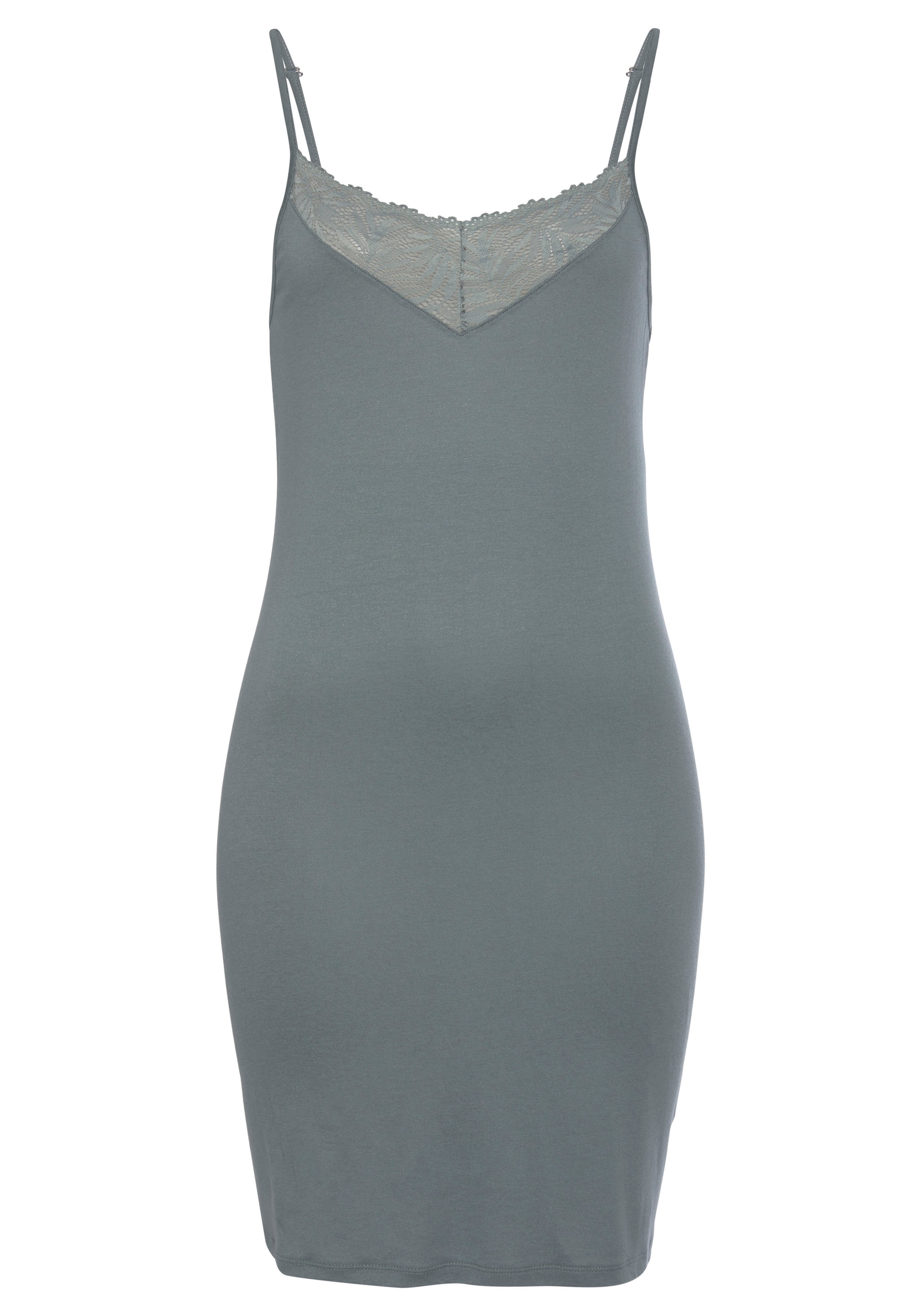 LASCANA Negligé in Groen: voorkant